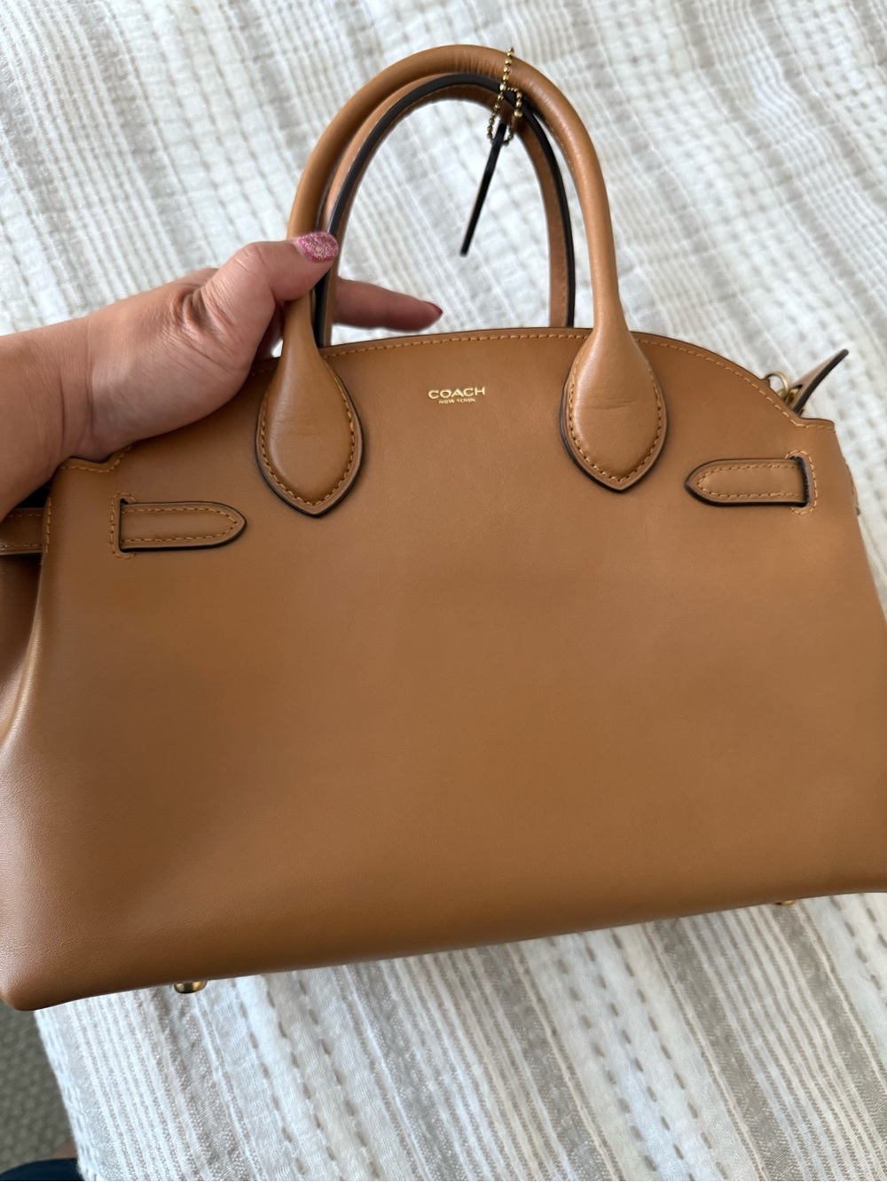 COACH Retail EMPIRE 28 in Honey Brown - Picture 7 of 16